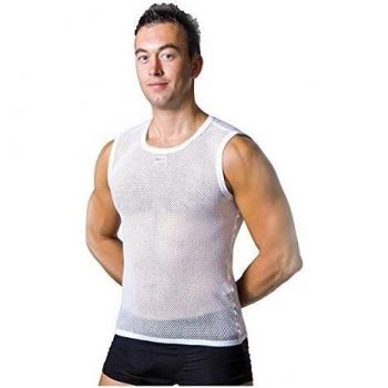 Biotex Power Men's Sleeveless Base Layer Vest White S