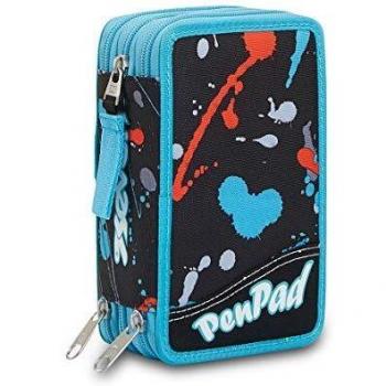 Taccuino 3 Zip Pen Pad Seven Personalità Artistica