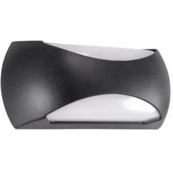 Elegante LED Wandleuchte Außenbereich 23 cm Up Down Schwarz