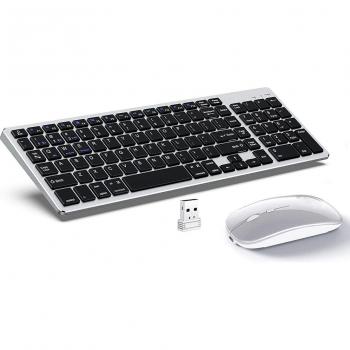 Infinteck Combo de Teclado y Ratón Recargable