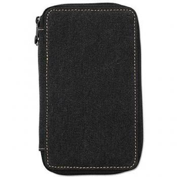 Global Art Supplies Black Canvas Pencil Case