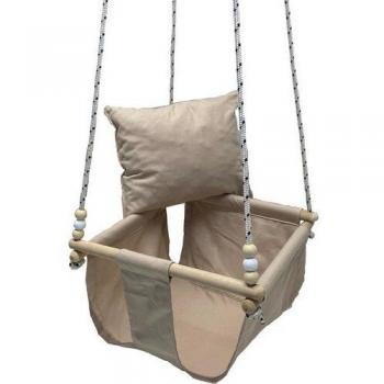 Columpio de madera para niños