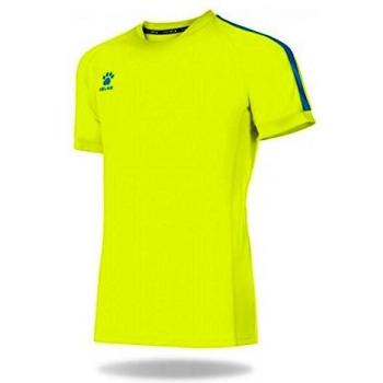 Camiseta KELME Global Niños Amarillo Fluor Talla XS