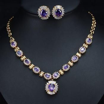 Conjunto de Joyas de Boda Color Dorado Dubai T275