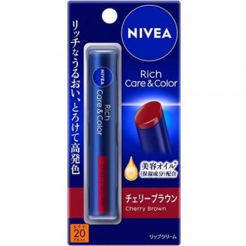 Nivea Rich Care & Color Lip Cherry Brown 2g SPF20 PA++