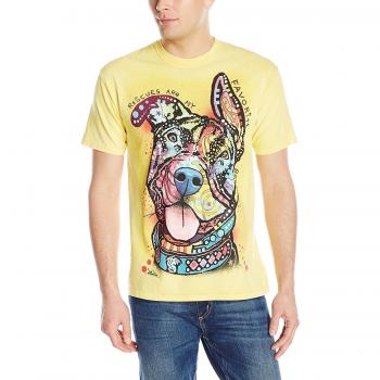 Gelbes Shirt „My Favorite Breed“, Größe Medium