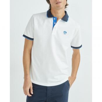 North Sails 692418 White Polo Shirt – Short Sleeve, L for Men