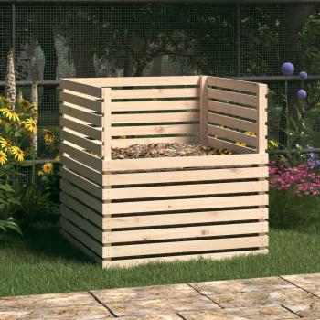 Bac à compost 100x100x102 cm en bois de pin