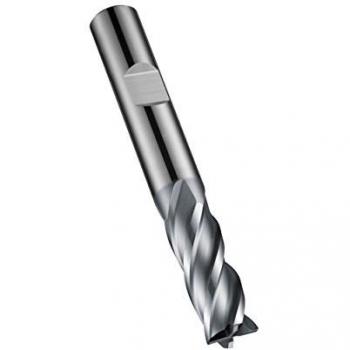 Fresa HSS S814HB AlCrN 34 grados Z.4 Longitud Total 57mm