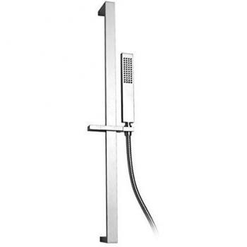 Riel Deslizante Fromac con Barra de Bronce y Cortina Bifacial 150 cm