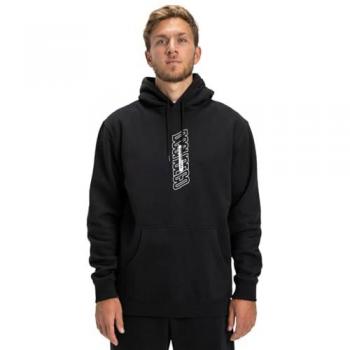 Hoodie DC Omega Shred Nero Uomo Regular Fit