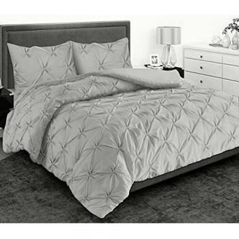 MH Home Pintuck Duvet Cover Set (King)