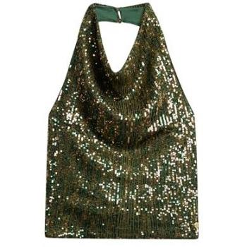 Blusa Superdry Senza Maniche con Collo a Busta e Paillettes XL