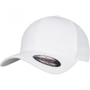 Yupoong FlexFit Hexagon Jersey Cap (L/XL) – Weiß