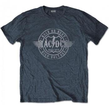 Camiseta unisex AC/DC Rock o Bust dorada