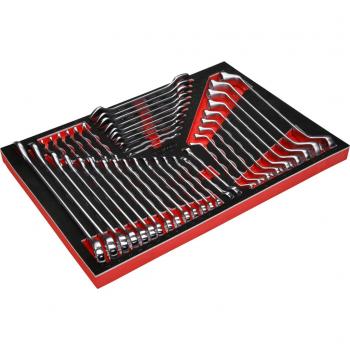 Conjunto KSTOOLS de 41 llaves fijas con insertos de gomaespuma