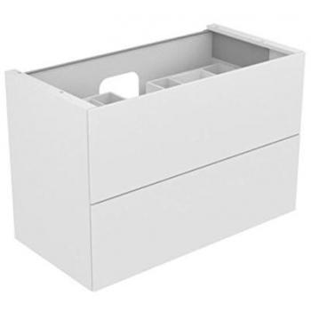 Meuble sous lavabo avec éclairage LED Keuco Edition 11, laqué anthracite, 105 x 70 x 53,5 cm