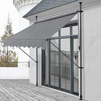 Pro.tec Markise Stem 3 Meter Mittelgrau
