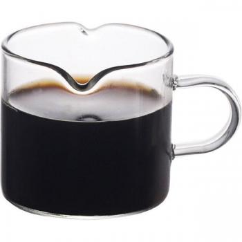 Transparent Double Mouth Drinking Glass