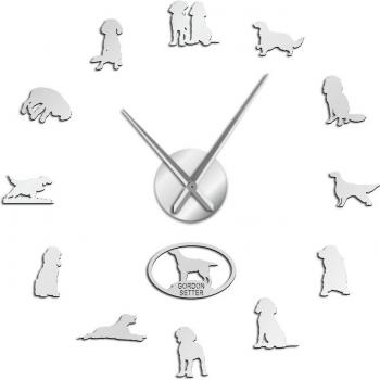 Reloj de Pared para Amantes de los Perros Gordon Setter