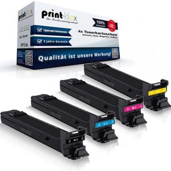 OBV kit de 4 cartouches xXL toner pour Konica Minolta Magicolor 4650