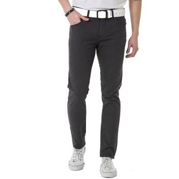 Herrenstoffhose CIPO & BAXX – 38/32 – Anthrazitgrau – dezentes Karomuster – Langhosen‑Stil – CD724