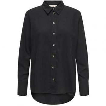 JDY Locker geschnittene Leinenbluse für Damen