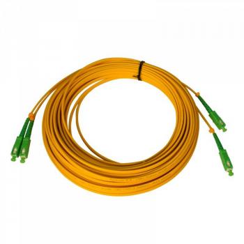 Latiguillo Duplex monomodo fibra óptica SC/APC 25m Televes