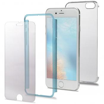 Celly BODY800LB funda para teléfono móvil 11,9 cm (4.7 pulgadas) Azul, Transparente