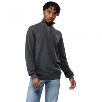 GANT Herren Pullover mit halbem Reißverschluss
