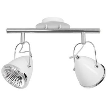 Lámpara Lesse 35x13x26 cm, Metal y Blanco