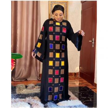 Pasta Print Dashiki Dress