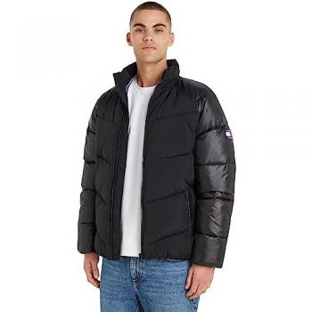Tommy Jeans Daunenjacke DM0DM17226 Schwarz Relaxed Fit XXL Herren