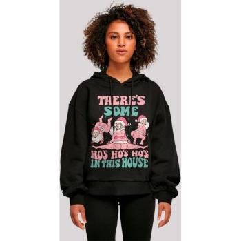 Weihnachts-Kapuzenpullover F4NT4STIC „Ho Ho Hos“ – Damen, Oversize