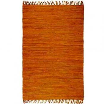 VidaXL Passatoia Chindi Tessuto a Mano Beige