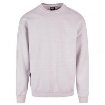 Sudadera Urban Classics Heavy Terry Garment Dye Crew Lila