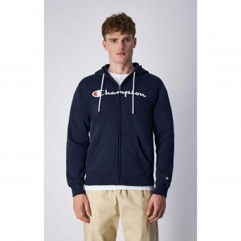 Felpa Full Zip con Cappuccio Interno