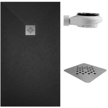 Soulhome Resina Negra 200x90 Plátón Extraplanos