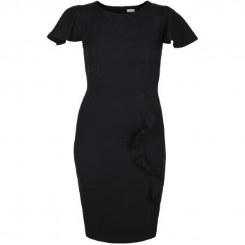 WERSIMI Damen‑Blaues Bleistiftkleid „Butterfly‑Silhouette“