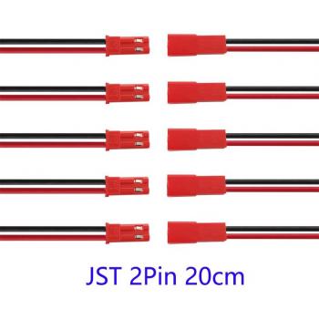JST 2-Pin Male Female Plug Connector Cable 1.25mm PH2.0 XH2.54