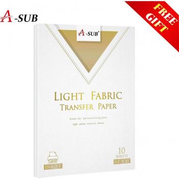 Fotopaper Tinta Caliente 10 hojas para algodón