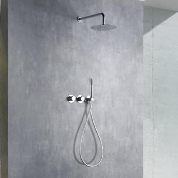 Ducha Envasada Imex Serie Assen: Control Térmico Cromado