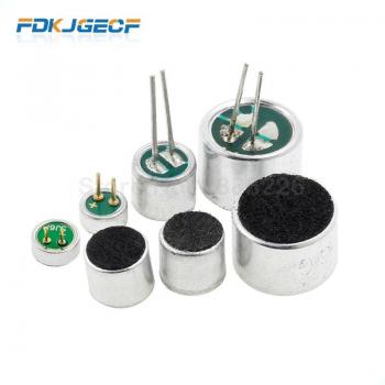 10pcs Electret Pickup Microphones (4.5*2.2mm, 6*2.2mm, 6*5mm, 9*7mm)