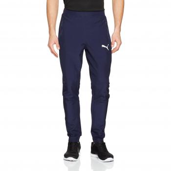 PUMA Liga Sideline Pantalones de Entrenamiento Hombre, Peacoat-Puma White, XXL
