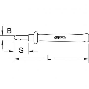 Utensile spelacavo KS-117.1305