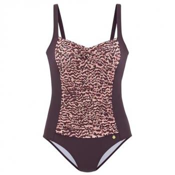 LASCANA Conjunto de Baño Rosa y Burdeos