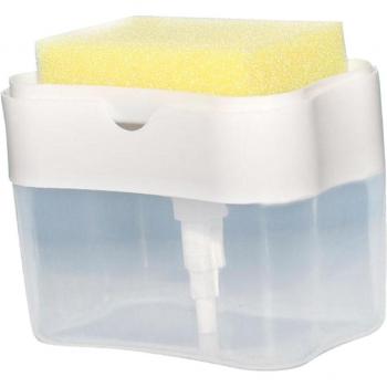 Dishwashing Liquid Dispenser with Sponge Holder