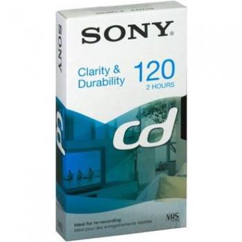 Cinta de Video Cassette Sony E120CD 120 min