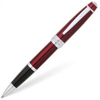 Cross Bailey Rollerball-Stift Rot-Lack mit chromplattierten Beschlägen