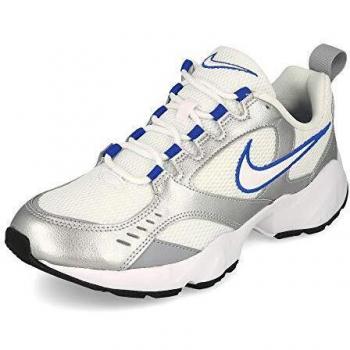Nike Air Heights, Chaussures de Sport Homme, Multicolore (White/Racer Blue/Metallic Silver 103), 41 EU